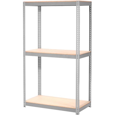 Expandable Starter Rack 36x24x84 3 Level Wood Deck 1500 Lb. Cap Per Deck GRY